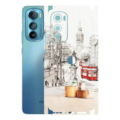 Motorola Phone Skins (All Models) - London Street - Transparent Finish (T-02) Motorola Moto Edge 30