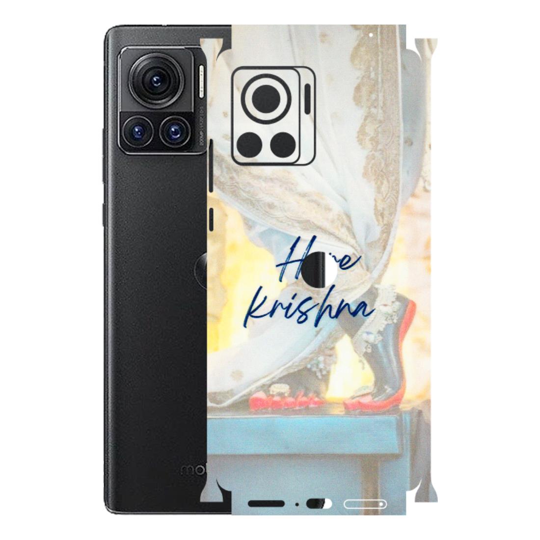 Motorola Phone Skins (All Models) - Hare Krishna - 3D Embossed Finish (L-03) Motorola Moto Edge 30 Ultra (5G)
