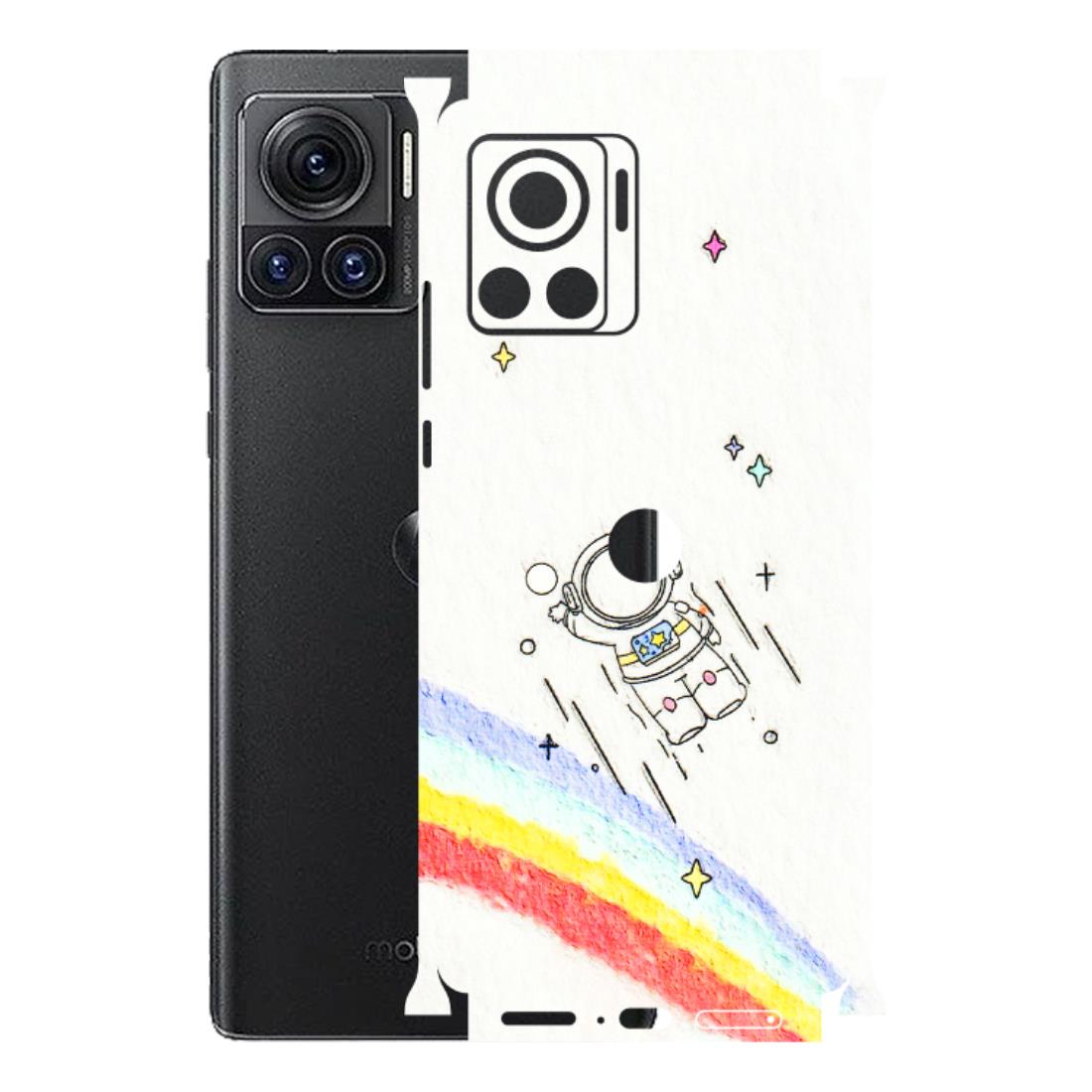 Motorola Phone Skins (All Models) - Milkyway Astronaut - 3D Embossed Finish (L-110) Motorola Moto Edge 30 Ultra (5G)