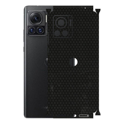 Motorola Phone Skins (All Models) - Black honeycomb - 3D Embossed Finish (L-114) Motorola Moto Edge 30 Ultra (5G)