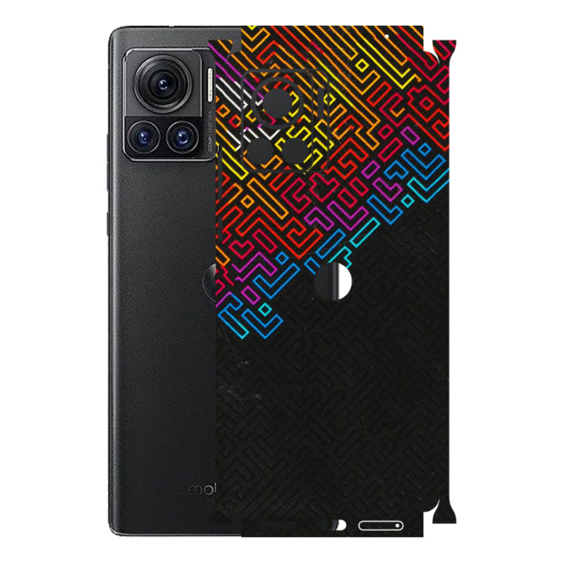 Motorola Phone Skins (All Models) - Dotme Pattern Art - 3D Embossed Finish (L-121) Motorola Moto Edge 30 Ultra (5G)