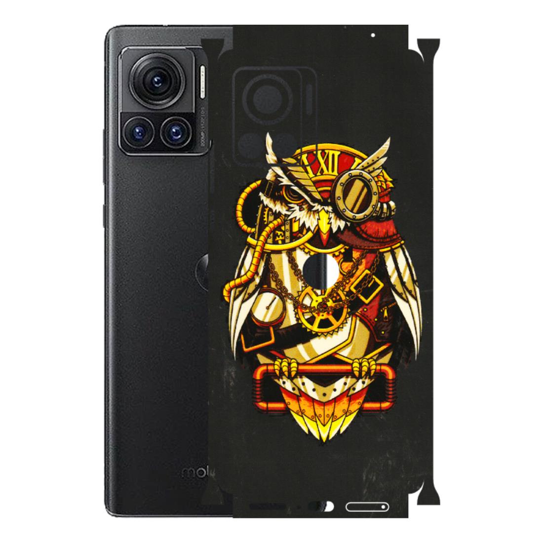 Motorola Phone Skins (All Models) - Classy Smart Owl - 3D Embossed Finish (L-144) Motorola Moto Edge 30 Ultra (5G)