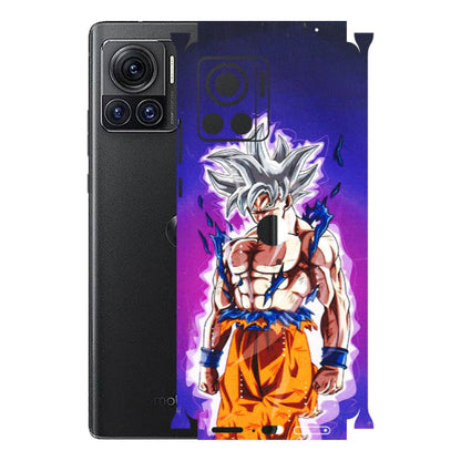 Motorola Phone Skins (All Models) - Goku Purple Anime - 3D Embossed Finish (L-147) Motorola Moto Edge 30 Ultra (5G)