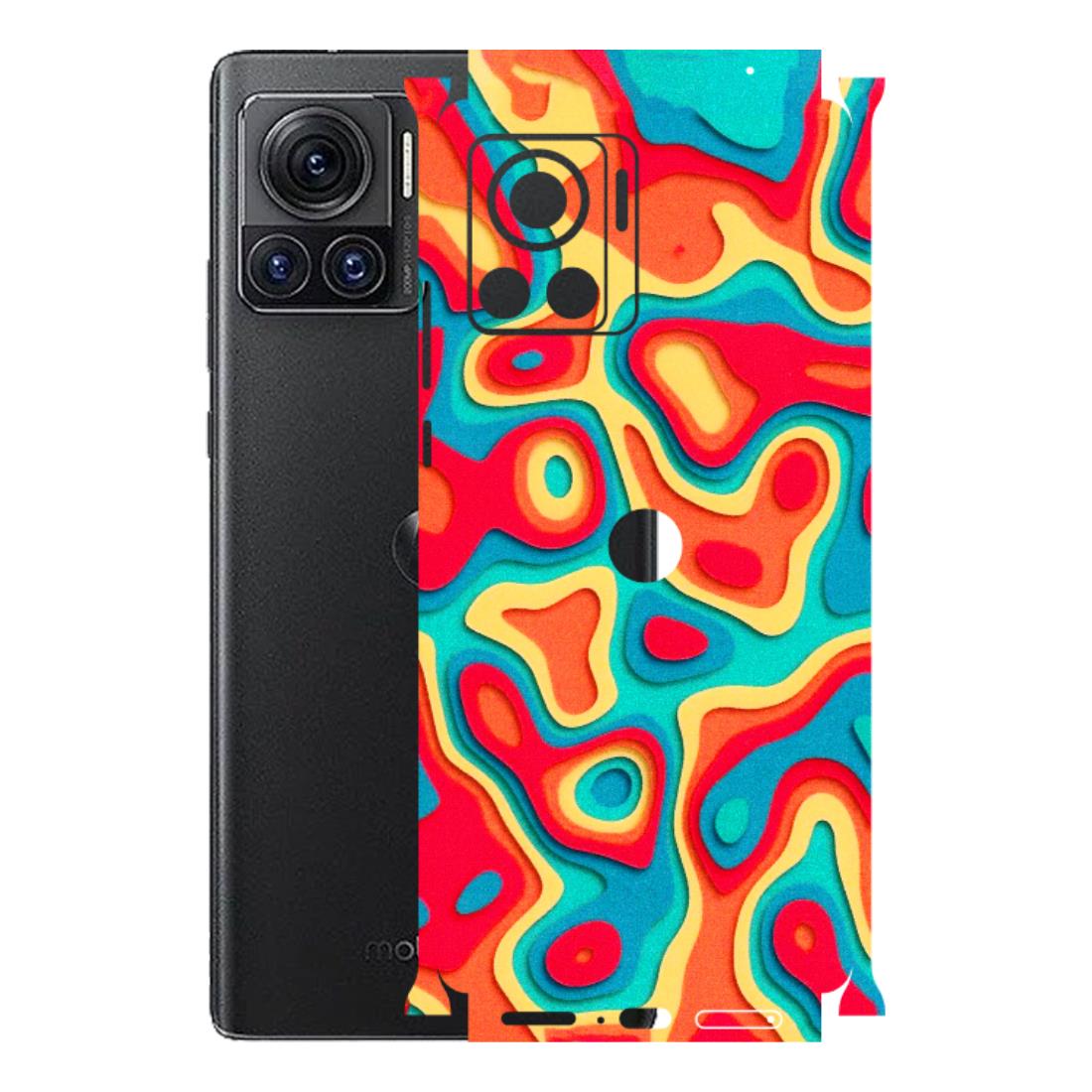 Motorola Phone Skins (All Models) - Abstract Swirl - 3D Embossed Finish (L-150) Motorola Moto Edge 30 Ultra (5G)