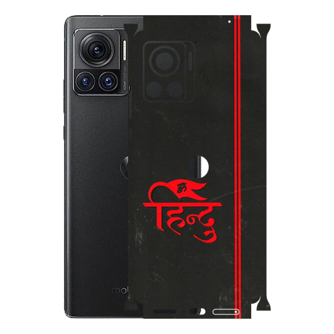 Motorola Phone Skins (All Models) - Hindu Black - 3D Embossed Finish (L-153) Motorola Moto Edge 30 Ultra (5G)