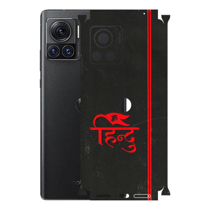 Motorola Phone Skins (All Models) - Hindu Black - 3D Embossed Finish (L-153) Motorola Moto Edge 30 Ultra (5G)