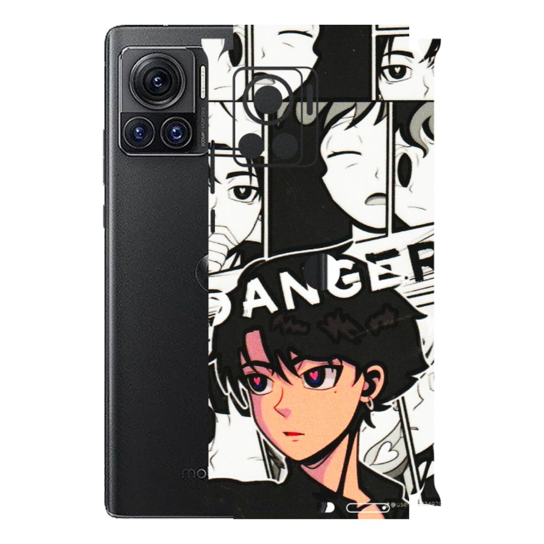 Motorola Phone Skins (All Models) - Danger Anime - 3D Embossed Finish (L-155) Motorola Moto Edge 30 Ultra (5G)