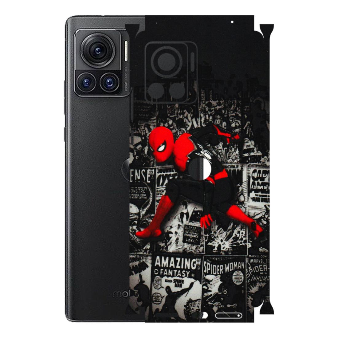 Motorola Phone Skins (All Models) - SpiderMan New - 3D Embossed Finish (L-162) Motorola Moto Edge 30 Ultra (5G)