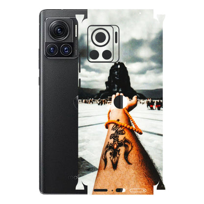 Motorola Phone Skins (All Models) - Jai Adiyogi Mahakaal - 3D Embossed Finish (L-164) Motorola Moto Edge 30 Ultra (5G)