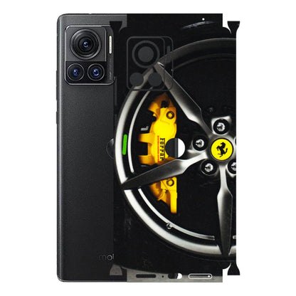 Motorola Phone Skins (All Models) - Ferrari Wheel Alloy - 3D Embossed Finish (L-173) Motorola Moto Edge 30 Ultra (5G)