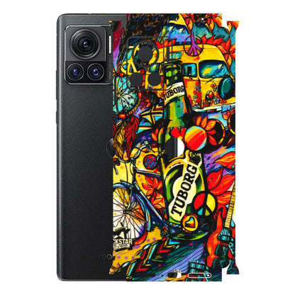 Motorola Phone Skins (All Models) - Cool Beer Bottle - 3D Embossed Finish (L-193) Motorola Moto Edge 30 Ultra (5G)