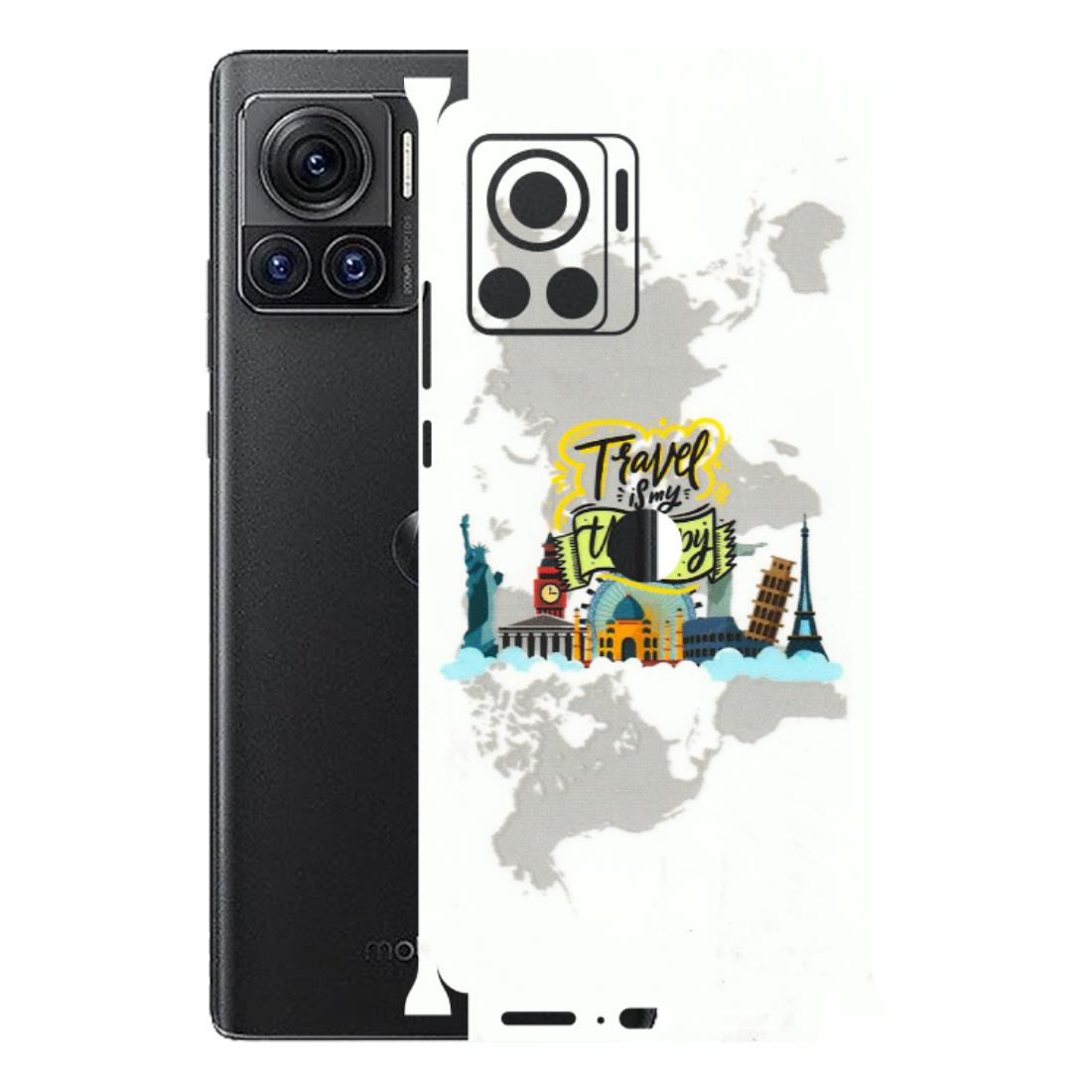 Motorola Phone Skins (All Models) - Travel Therapy - 3D Embossed Finish (L-199) Motorola Moto Edge 30 Ultra (5G)