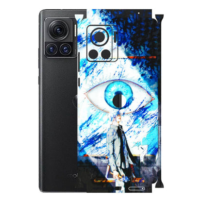 Motorola Phone Skins (All Models) - Gojo Satoru evil eye - 3D Embossed Finish (L-239) Motorola Moto Edge 30 Ultra (5G)
