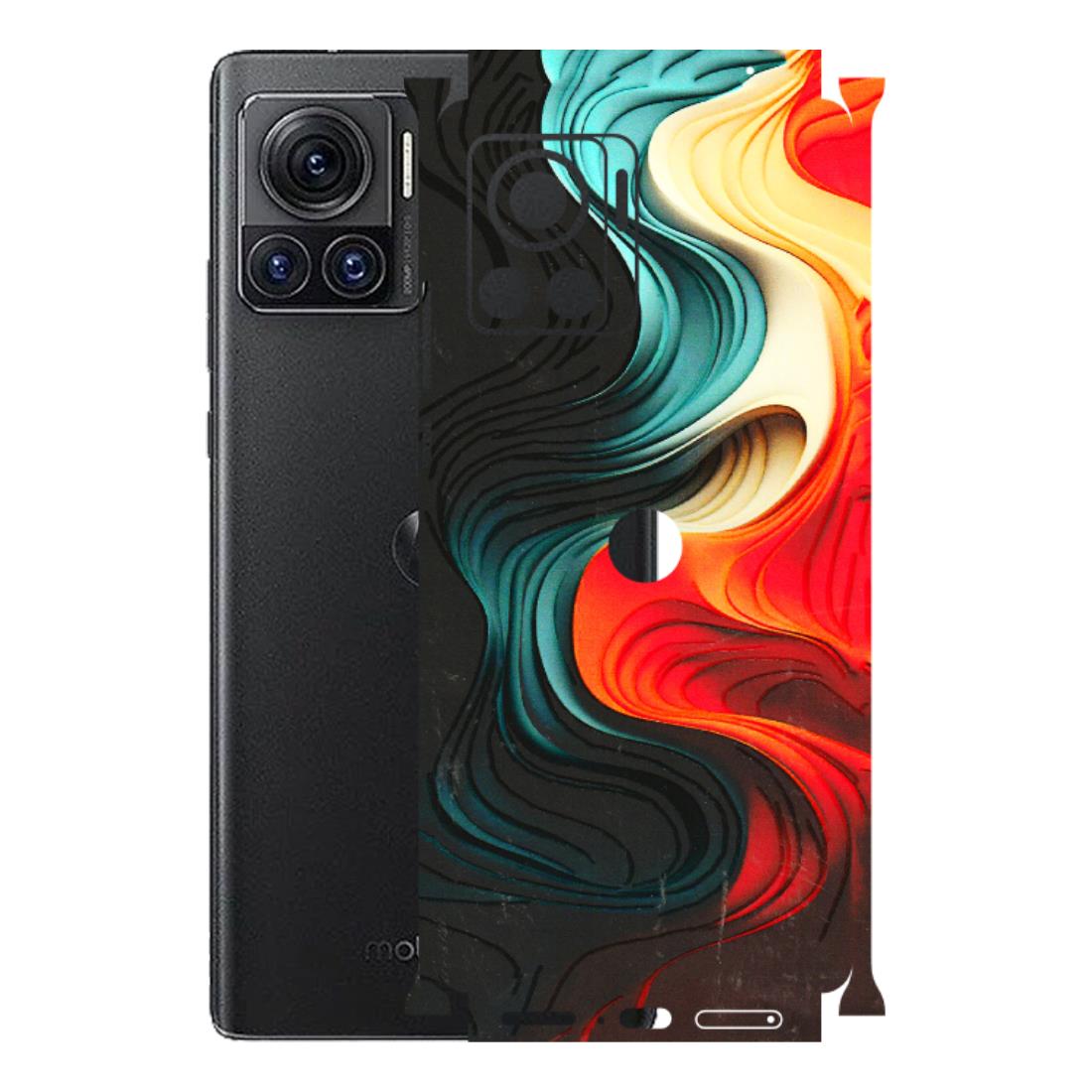 Motorola Phone Skins (All Models) - The Silky Swirl - 3D Embossed Finish (L-240) Motorola Moto Edge 30 Ultra (5G)