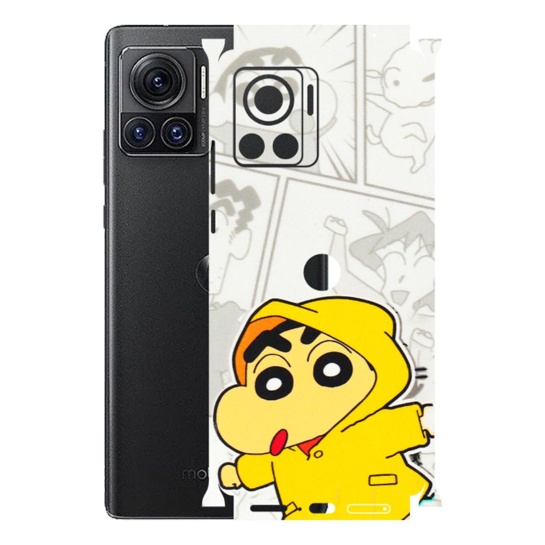 Motorola Phone Skins (All Models) - Yellow Shinchan Comic - 3D Embossed Finish (L-246) Motorola Moto Edge 30 Ultra (5G)