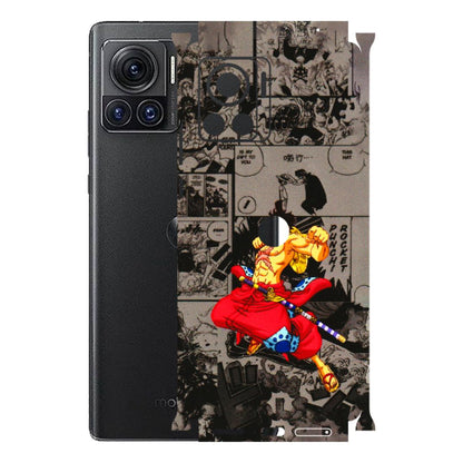Motorola Phone Skins (All Models) - One Piece Rocket Punch Manga - 3D Embossed Finish (L-25) Motorola Moto Edge 30 Ultra (5G)