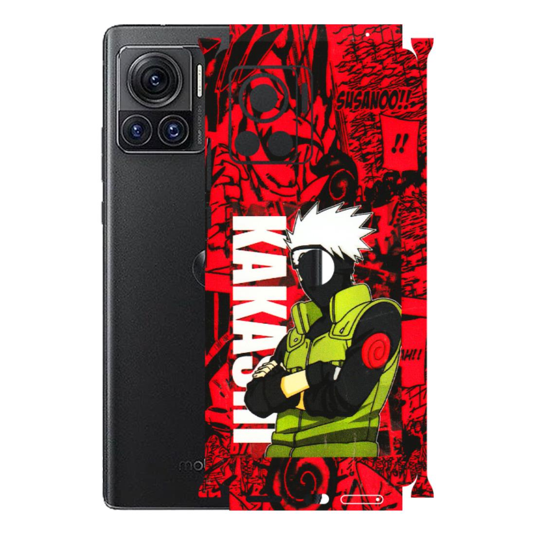 Motorola Phone Skins (All Models) - Kakashi Red Anime - 3D Embossed Finish (L-251) Motorola Moto Edge 30 Ultra (5G)