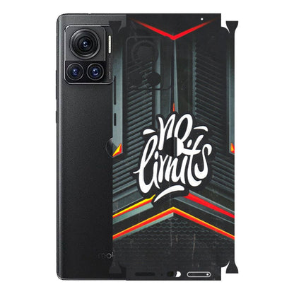 Motorola Phone Skins (All Models) - No Limits - 3D Embossed Finish (L-286) Motorola Moto Edge 30 Ultra (5G)