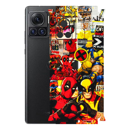 Motorola Phone Skins (All Models) - Spidy Wolverine - 3D Embossed Finish (L-310) Motorola Moto Edge 30 Ultra (5G)