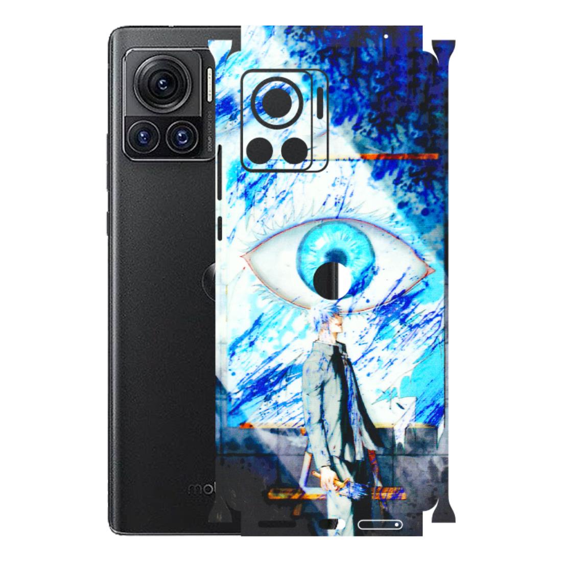 Motorola Phone Skins (All Models) - Anime Sea Blue Eye - 3D Embossed Finish (L-318) Motorola Moto Edge 30 Ultra (5G)