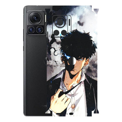 Motorola Phone Skins (All Models) - Sung Jinwoo Manhwa Anime - 3D Embossed Finish (L-328) Motorola Moto Edge 30 Ultra (5G)