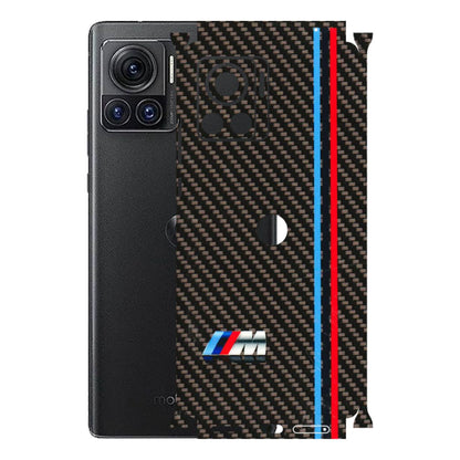 Motorola Phone Skins (All Models) - BM Carbon Fiber Feels - 3D Embossed Finish (L-38) Motorola Moto Edge 30 Ultra (5G)