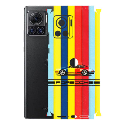 Motorola Phone Skins (All Models) - Multicolour Porche - 3D Embossed Finish (L-39) Motorola Moto Edge 30 Ultra (5G)