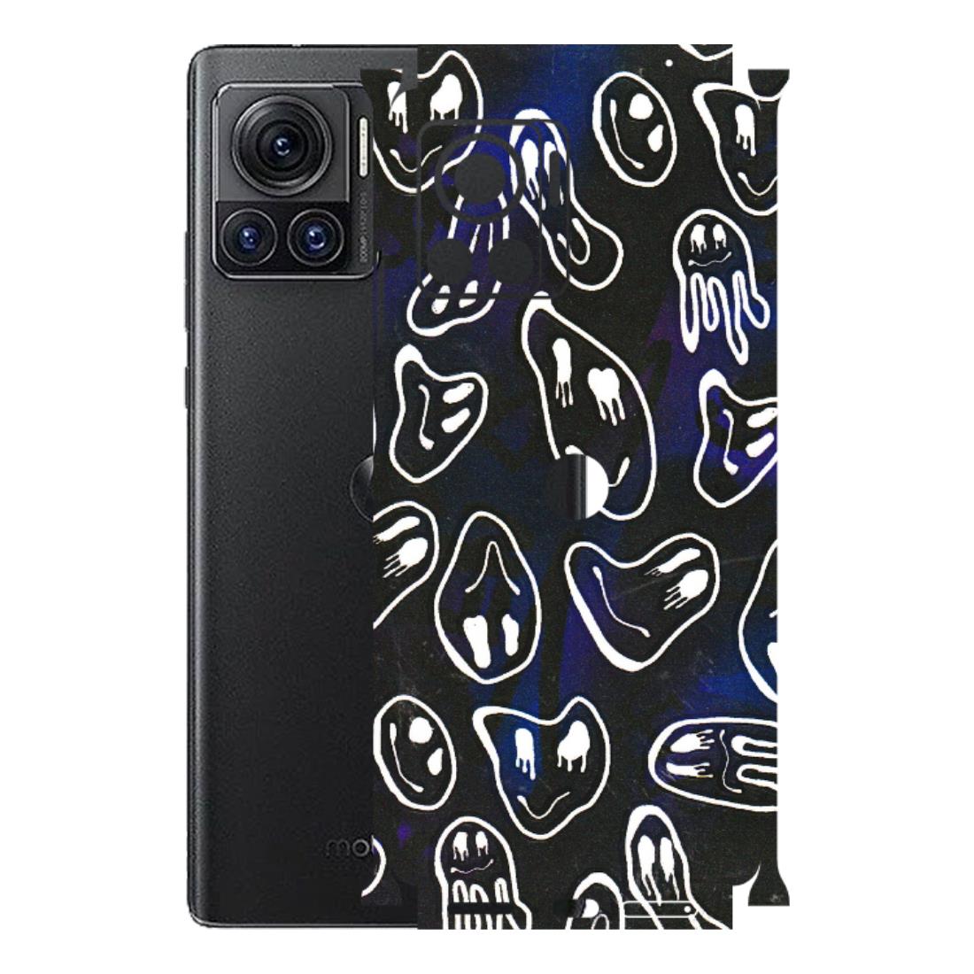 Motorola Phone Skins (All Models) - Distorted Smileys - 3D Embossed Finish (L-92) Motorola Moto Edge 30 Ultra (5G)