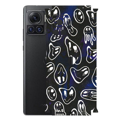 Motorola Phone Skins (All Models) - Distorted Smileys - 3D Embossed Finish (L-92) Motorola Moto Edge 30 Ultra (5G)