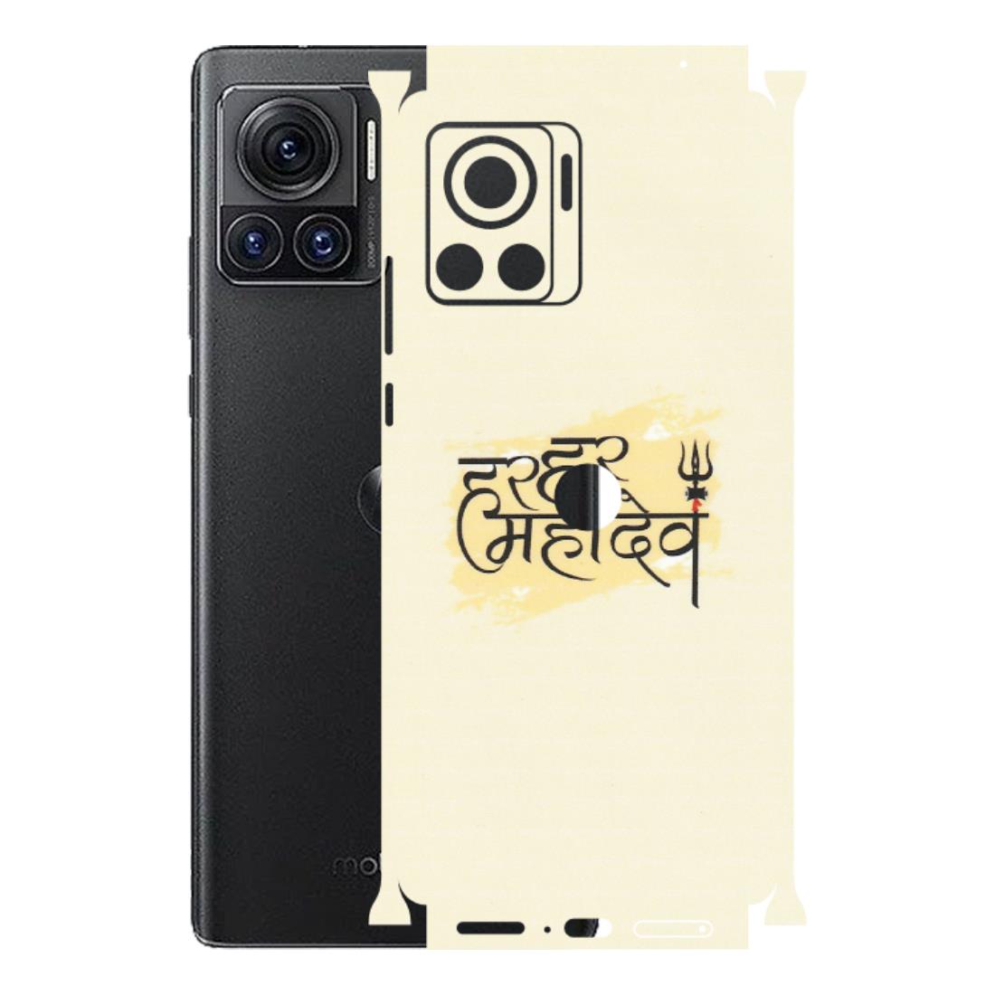Motorola Phone Skins (All Models) - Har Har Mahadev - Matte Finish (M-10) Motorola Moto Edge 30 Ultra (5G)