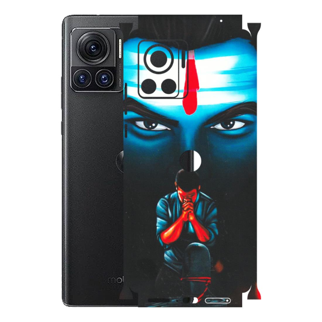 Motorola Phone Skins (All Models) - Mahakal Bhakt - Matte Finish (M-112) Motorola Moto Edge 30 Ultra (5G)