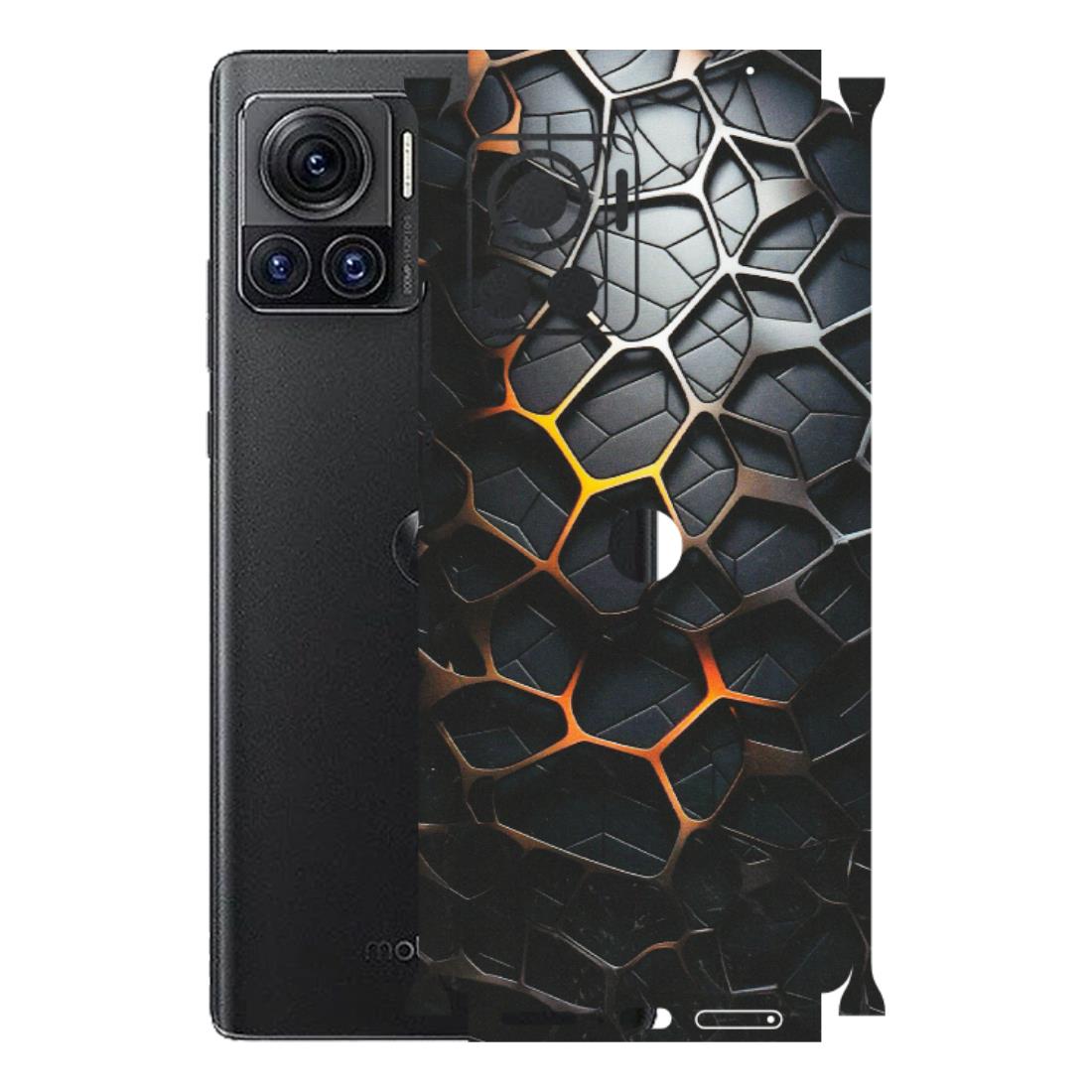 Motorola Phone Skins (All Models) - New Abstract Graphite Tiles - Matte Finish (M-130) Motorola Moto Edge 30 Ultra (5G)