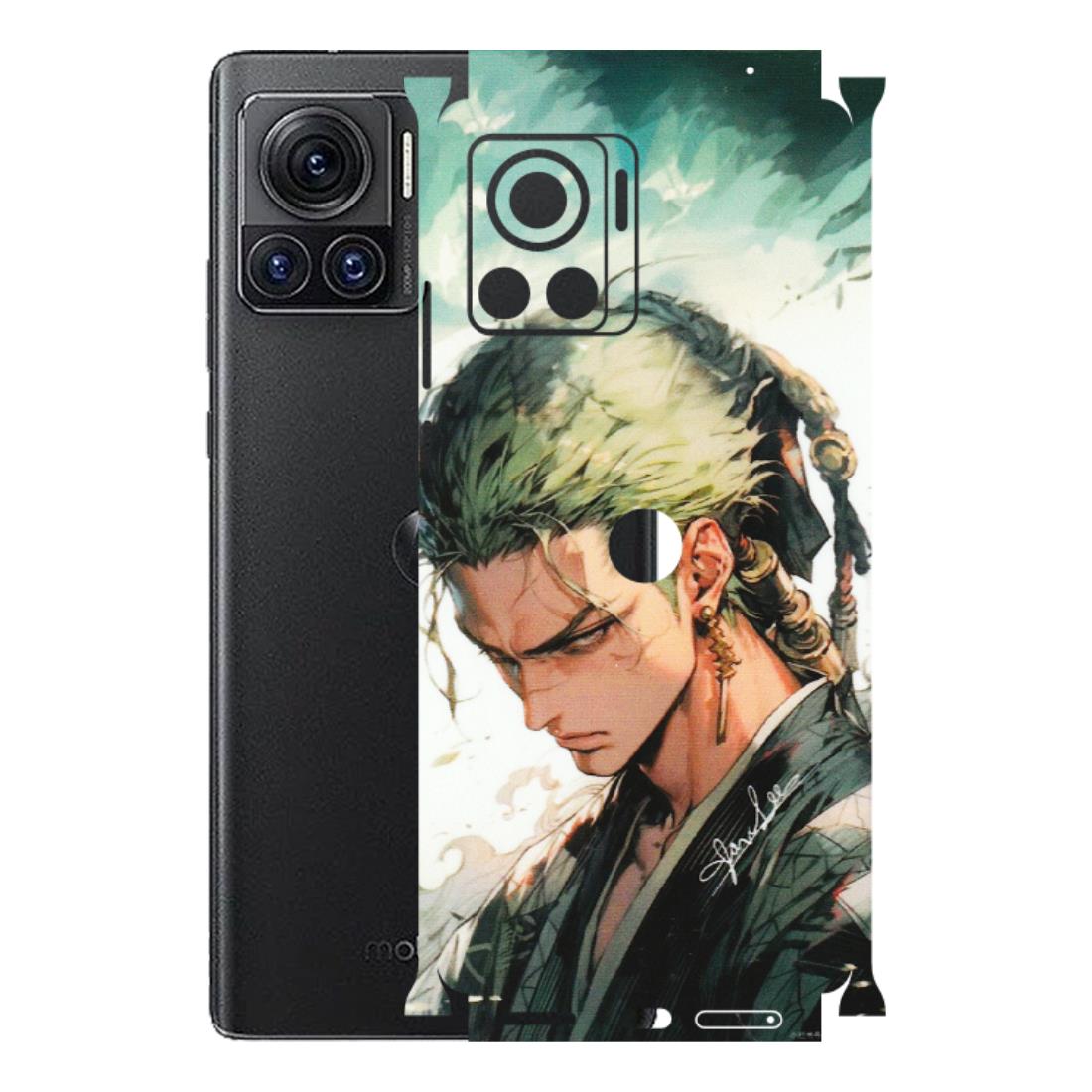 Motorola Phone Skins (All Models) - New Roronoa Zoro One Picece Anime - Matte Finish (M-140) Motorola Moto Edge 30 Ultra (5G)