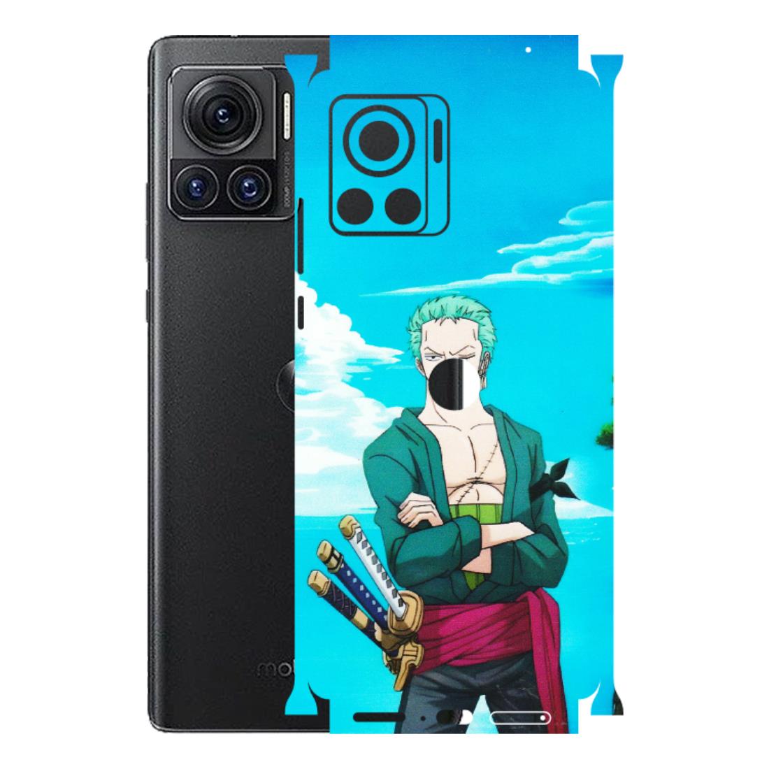 Motorola Phone Skins (All Models) - Cool Swordman Zoro Anime - Matte Finish (M-143) Motorola Moto Edge 30 Ultra (5G)