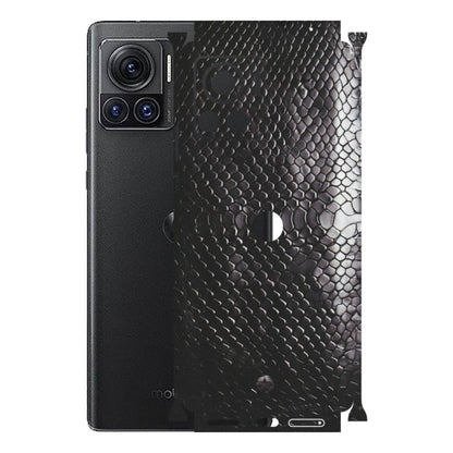 Motorola Phone Skins (All Models) - Black Snack Leather - Matte Finish (M-147) Motorola Moto Edge 30 Ultra (5G)