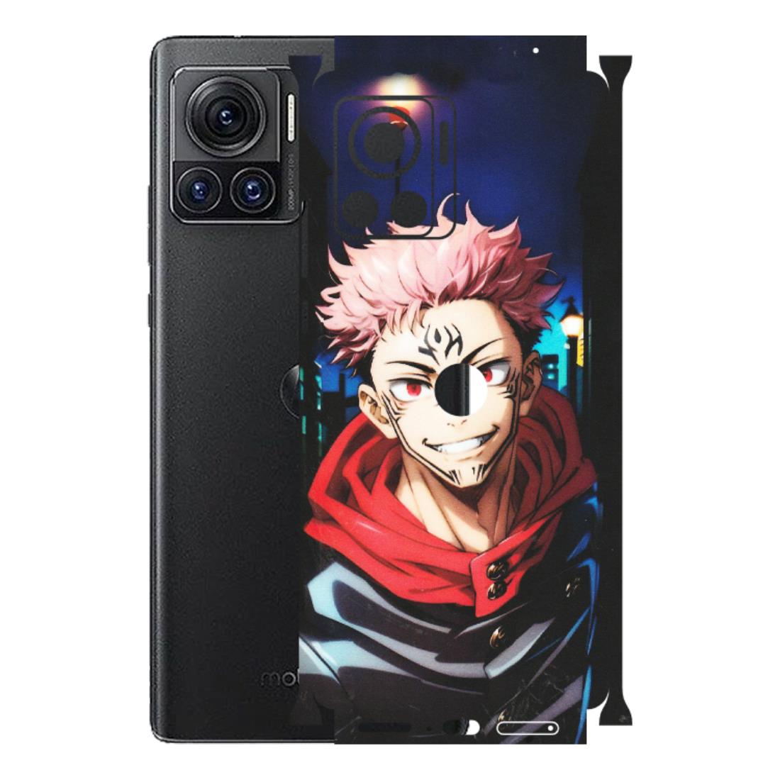 Motorola Phone Skins (All Models) - Yuji Itadori Funny Face Anime - Matte Finish (M-152) Motorola Moto Edge 30 Ultra (5G)