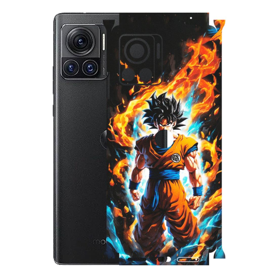 Motorola Phone Skins (All Models) - Goku Transformation Anime - Matte Finish (M-159) Motorola Moto Edge 30 Ultra (5G)