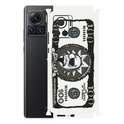 Motorola Phone Skins (All Models) - Rick And Morty Hundred Dollar Anime - Matte Finish (M-161) Motorola Moto Edge 30 Ultra (5G)
