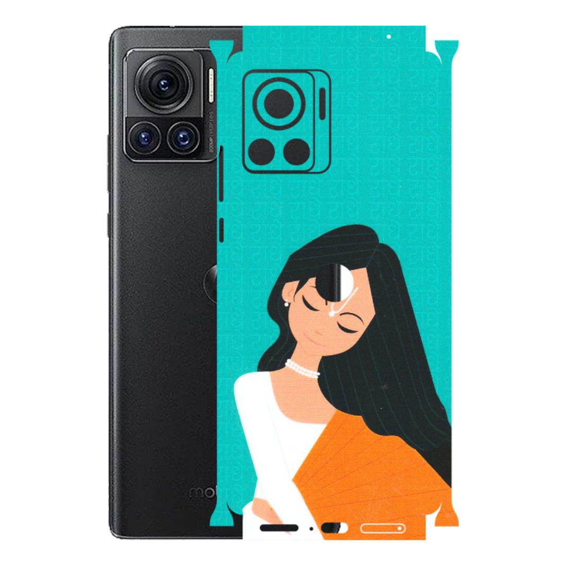 Motorola Phone Skins (All Models) - Radhe Radhe With Hindu Symbol - Matte Finish (M-164) Motorola Moto Edge 30 Ultra (5G)