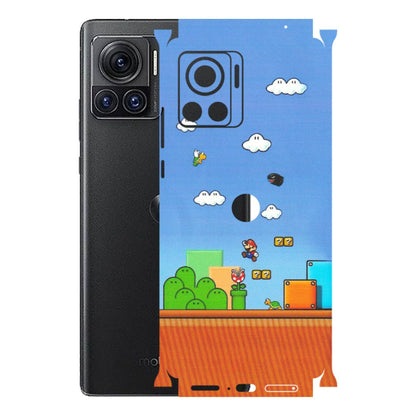 Motorola Phone Skins (All Models) - Mario Game Scene - Matte Finish (M-24) Motorola Moto Edge 30 Ultra (5G)