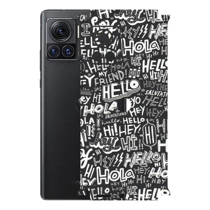 Motorola Phone Skins (All Models) - Hi Hello Doodles - Matte Finish (M-25) Motorola Moto Edge 30 Ultra (5G)