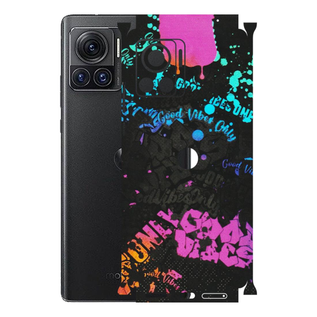 Motorola Phone Skins (All Models) - Majestic Black Vibes - Matte Finish (M-62) Motorola Moto Edge 30 Ultra (5G)