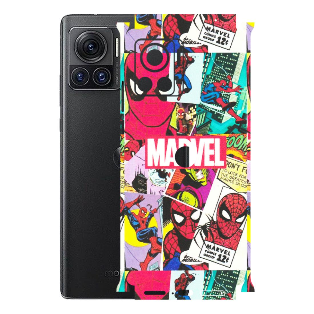 Motorola Phone Skins (All Models) - Marvel Comic Spiderman Grafitti - Matte Finish (M-72) Motorola Moto Edge 30 Ultra (5G)