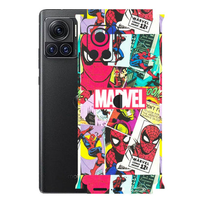 Motorola Phone Skins (All Models) - Marvel Comic Spiderman Grafitti - Matte Finish (M-72) Motorola Moto Edge 30 Ultra (5G)