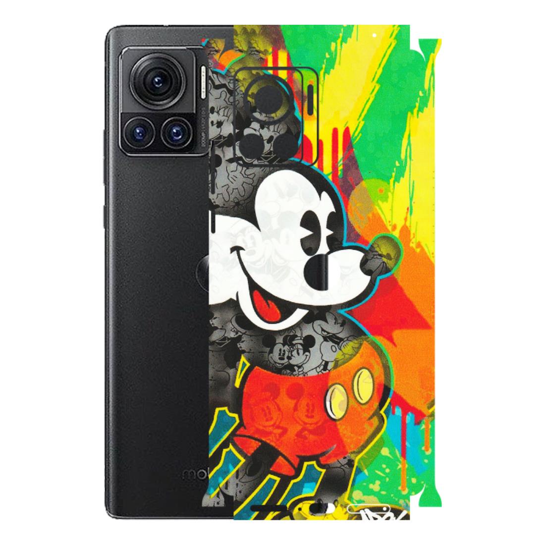 Motorola Phone Skins (All Models) - Multiple Mickey With Colourful Texture - Matte Finish (M-84) Motorola Moto Edge 30 Ultra (5G)