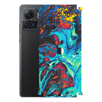 Motorola Phone Skins (All Models) - Majestic Galactic Marbel - Matte Finish (M-85) Motorola Moto Edge 30 Ultra (5G)