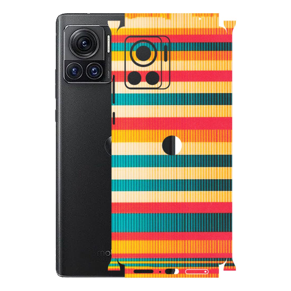 Motorola Phone Skins (All Models) - Colourful Stripes Soothing Effect - Matte Finish (M-86) Motorola Moto Edge 30 Ultra (5G)