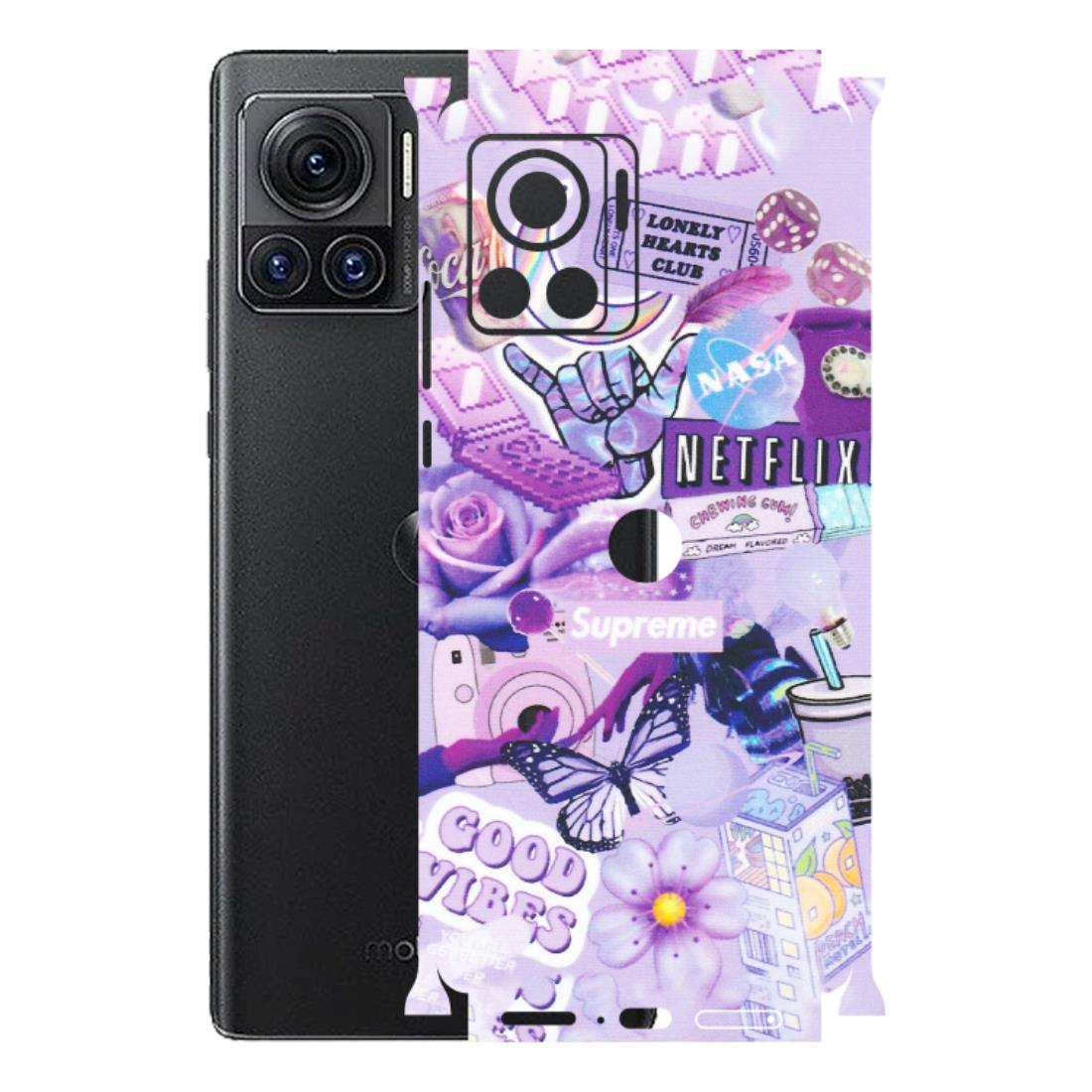 Motorola Phone Skins (All Models) - Supreme Purple Magic - Matte Finish (M-88) Motorola Moto Edge 30 Ultra (5G)
