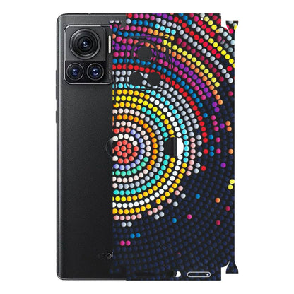 Motorola Phone Skins (All Models) - Rainbow Dot Mandala - Matte Finish (M-97) Motorola Moto Edge 30 Ultra (5G)