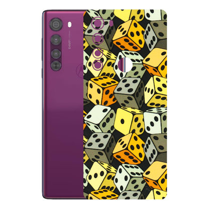 Motorola Phone Skins (All Models) - Dices Of Life - 3D Embossed Finish (L-04) Motorola Moto Edge